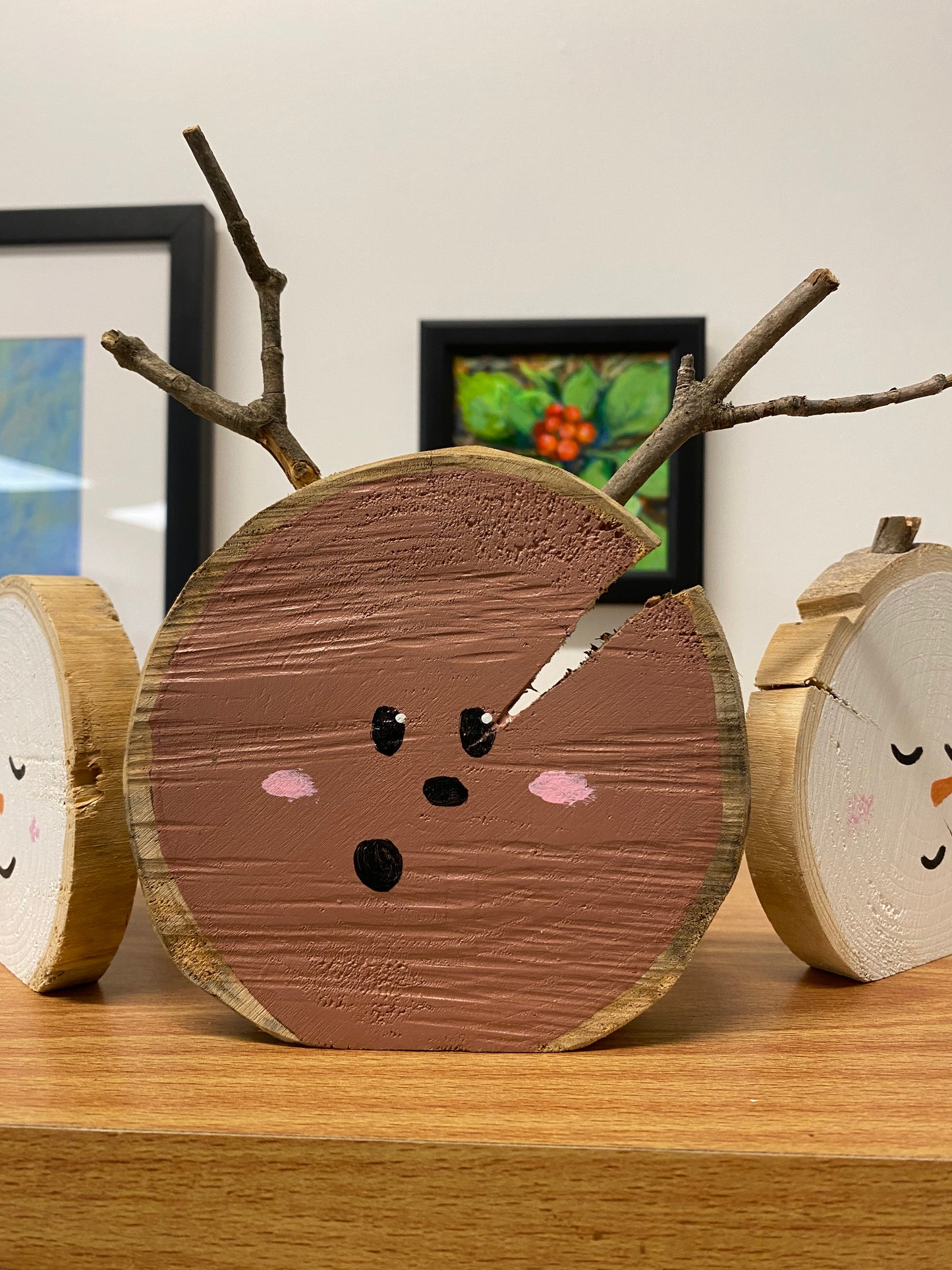 Reindeer Wooden Decoration- Katherine Schuler