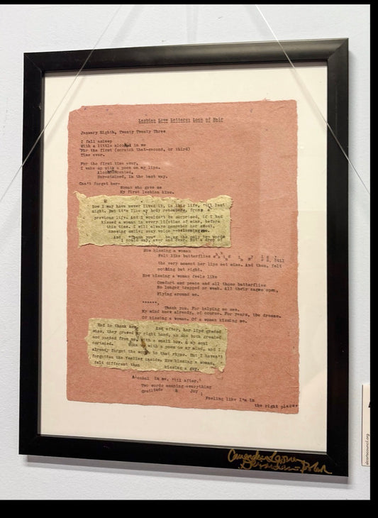 Cassandra Leona  Desjardins-Bolesh: Lesbian Love (Lust) Letter