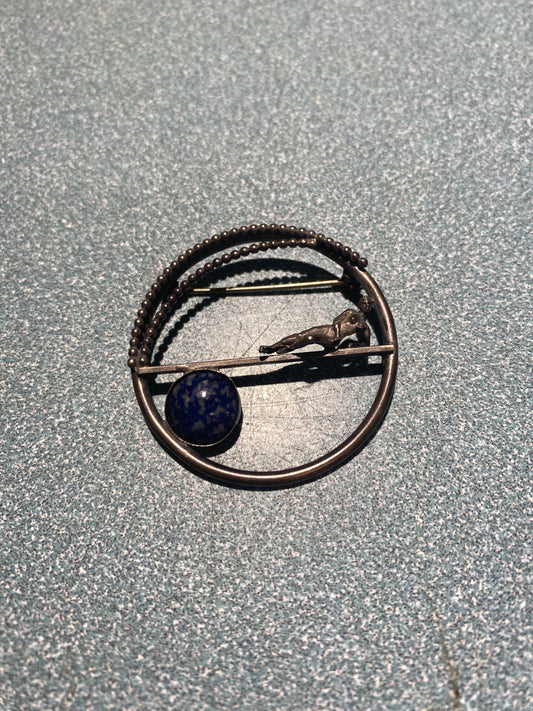 Urania (muse of astronomy) pin - Mary Ann Spavins Owen