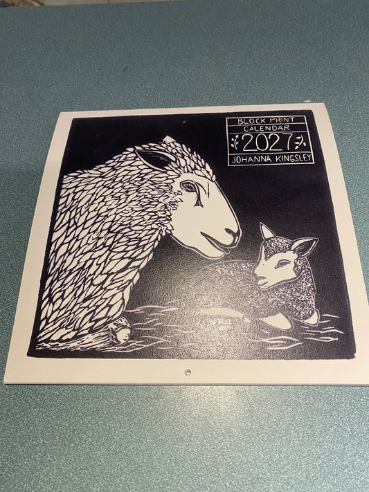 2027 Block Print Calendar- Johanna Kingsley