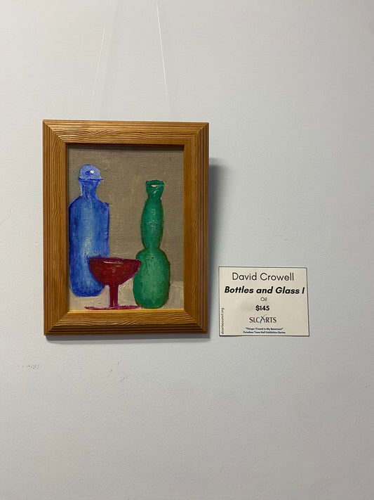 David Crowell- Bottles and Glass I