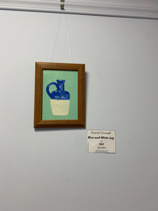 David Crowell- Blue and White Jug