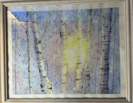 "Winter Birches" by Dominique LaVoie