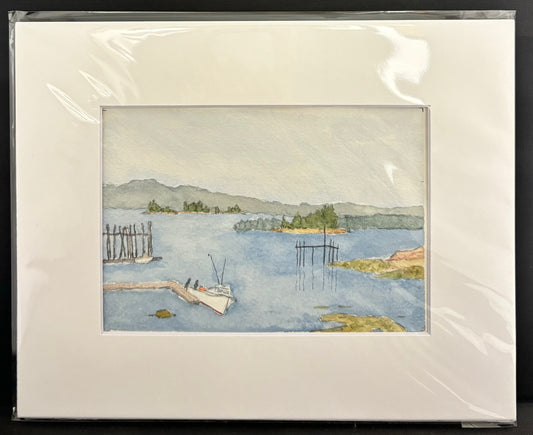 Sternmen Plein Air Watercolor - David Crowell