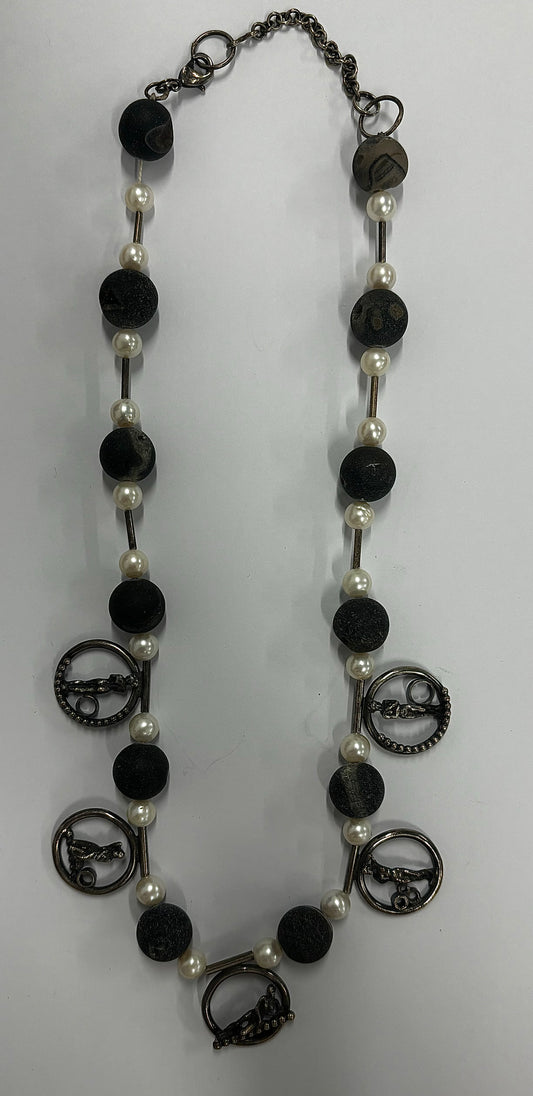 Goddesses Silver Neckpiece - Mary Ann Spavins Owen