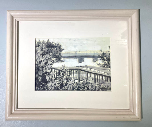 Fall Island Sketch 1 Catherine LaPointe Vollmer Gouache