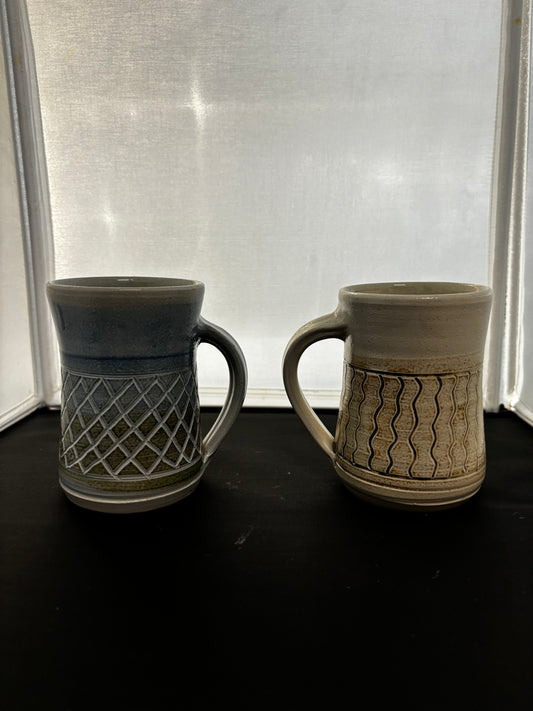 Salt Glazed Mugs - Ray Aldridge