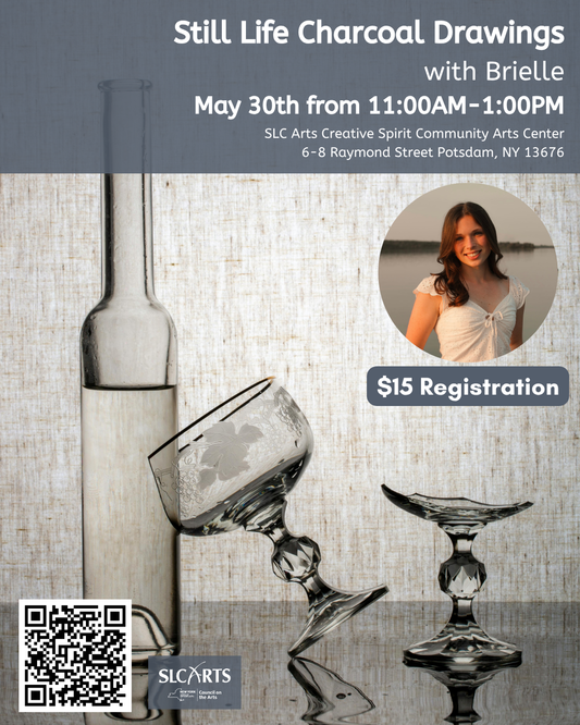 Charcoal Still Life Drawings with Brielle