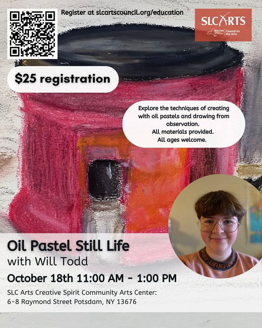 Oil Pastel Still Life with Will Todd