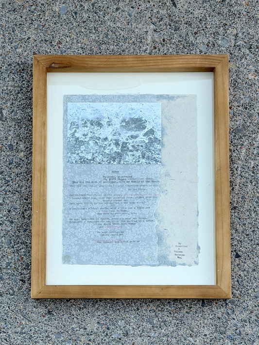 Cassandra Leona  Desjardins-Bolesh and  Lainie Calhoun-Bouchey :Waves (They Eroded Until Only The Skull Remains)