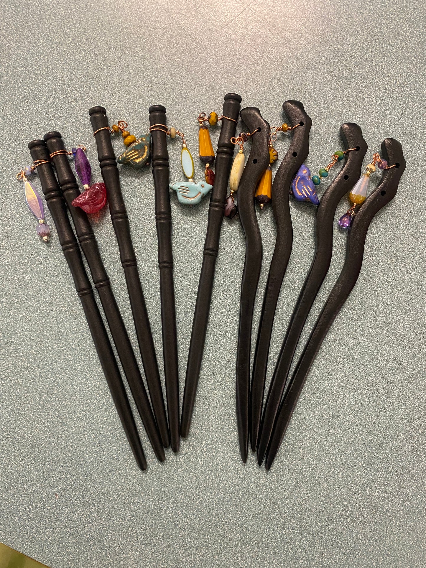 Hair Sticks by Virginia Burnett