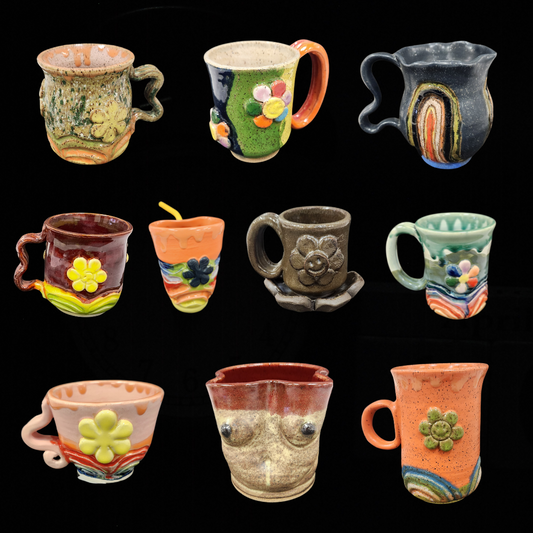 Ceramic Mugs & Cups- Cassie Helman