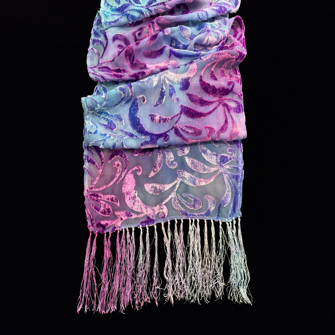 Hand Dyed Scarves