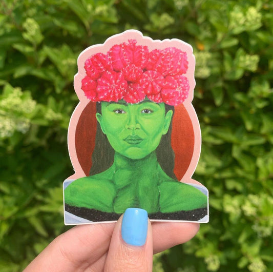 "Cactus Jane" Sticker - Mikayla Quinn